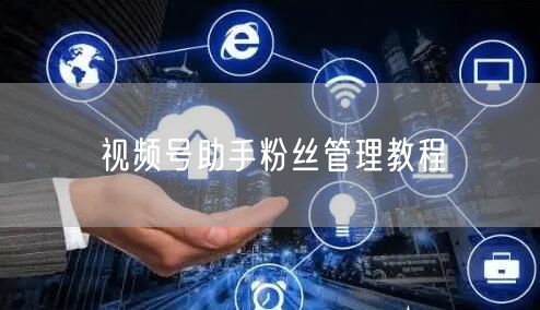 视频号助手粉丝管理教程