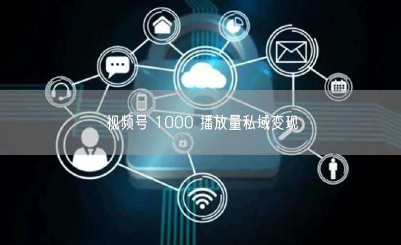 视频号 1000 播放量私域变现